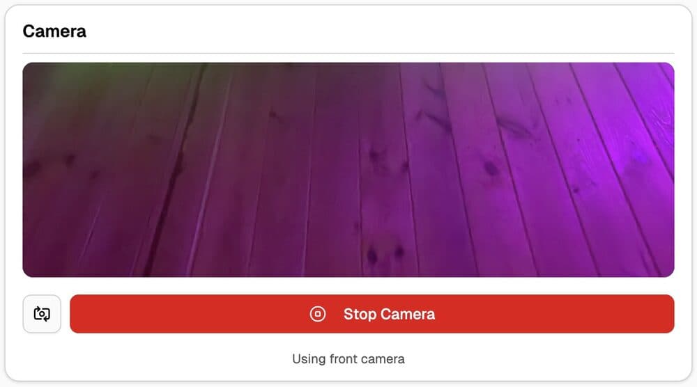 Soljacast camera and rich media interface